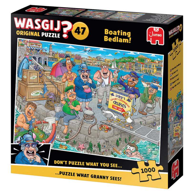 Puzzel 1000 st. Wasgij Original 47 - De boot in!