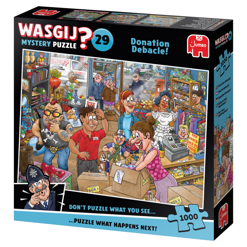 Puzzel 1000 st. Wasgij Mystery 29 - Donatiedebacle!