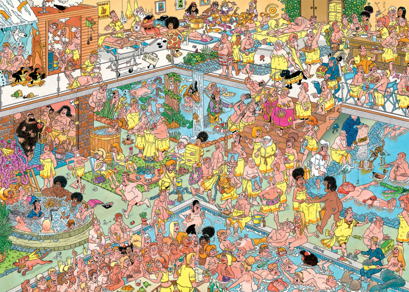 Puzzel 1000 st. JvH Op Hete Kolen