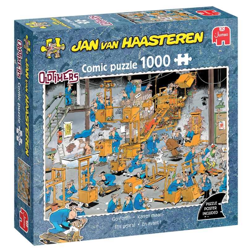 Puzzel 1000 st. JvH Oldtimers - Karren maar!