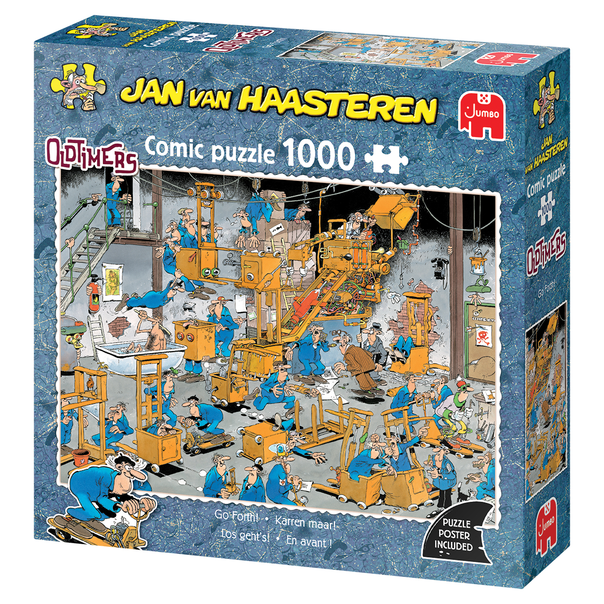 Puzzel 1000 st. JvH Oldtimers - Karren maar!