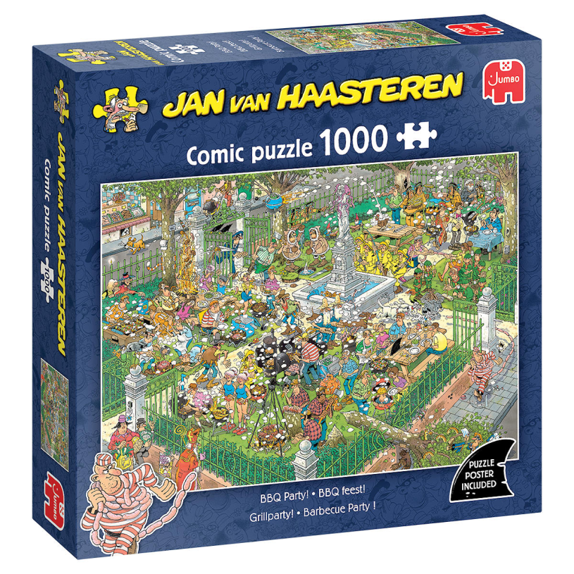 Puzzel 1000 st. JvH BBQ feest!