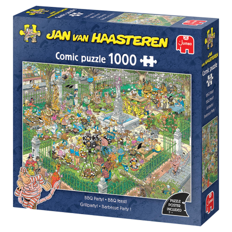 Puzzel 1000 st. JvH BBQ feest!