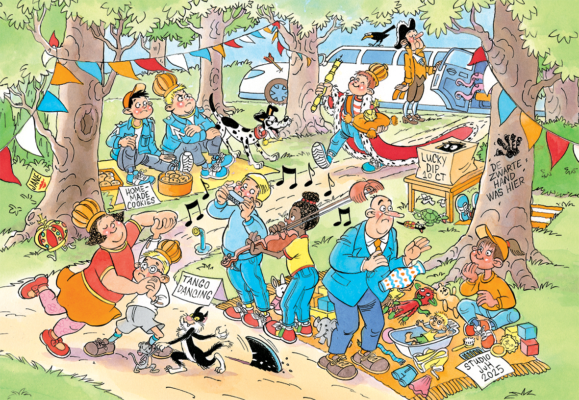 Puzzel 240 st. JvH Junior De vrijmarkt