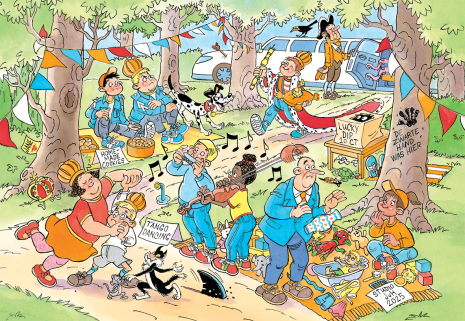 Puzzel 240 st. JvH Junior De vrijmarkt