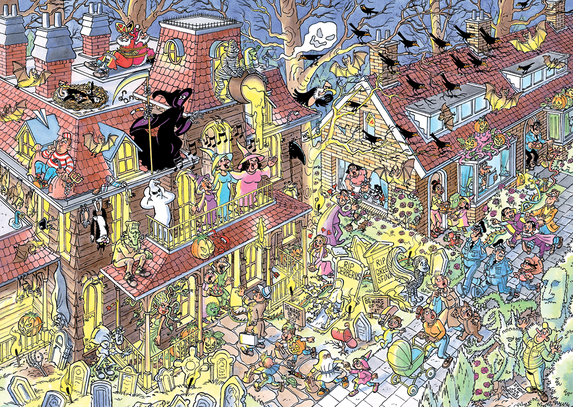 Puzzel 500 st. JvH Trick or Treat