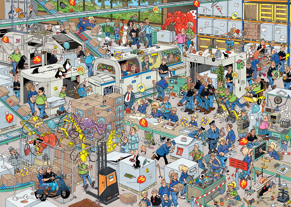 Puzzel 1000 st. JvH De Nederlandse Spellenfabriek