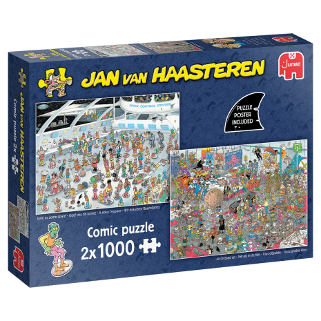 Puzzel 2x1000 st. JvH Geef ons de ruimte/Net als in de film