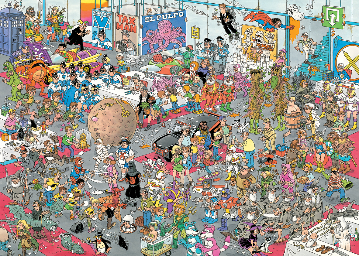 Puzzel 2x1000 st. JvH Geef ons de ruimte/Net als in de film