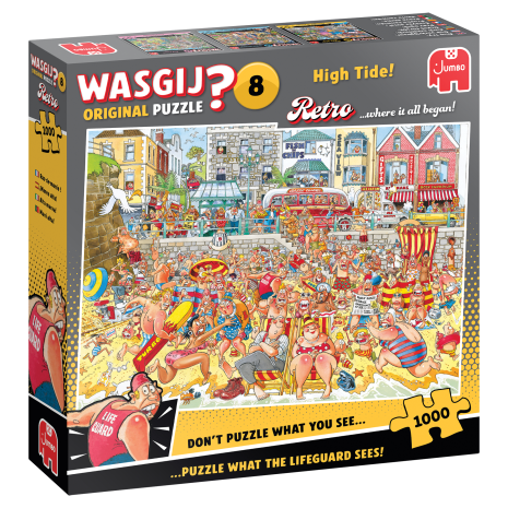 Puzzel 1000 st. JvH - Wasgij Retro Original 8 - Vloed!
