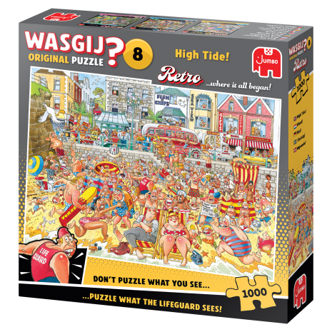 Puzzel 1000 st. JvH - Wasgij Retro Original 8 - Vloed!