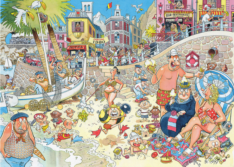 Puzzel 1000 st. Wasgij Destiny 8 - Hoogseizoen!