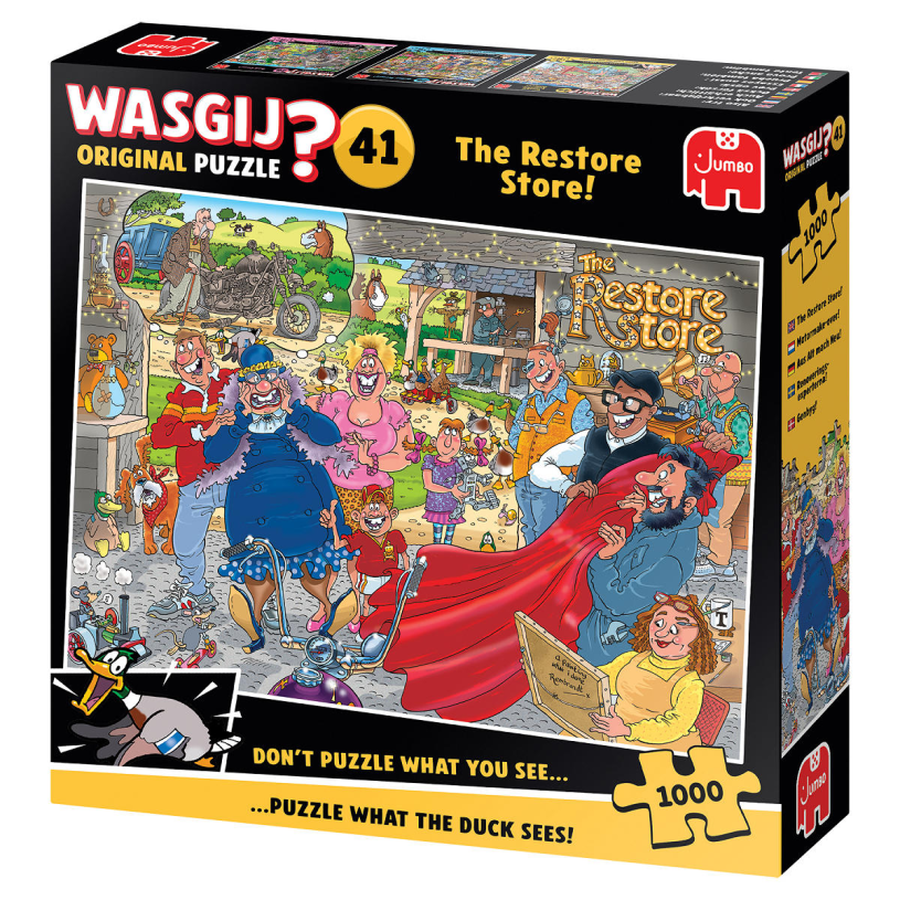 Puzzel 1000 st. Wasgij Original 41 - Motormake-Over!