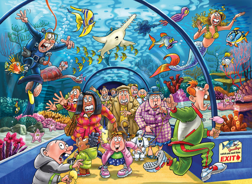 Puzzel 1000 st. Wasgij Original 43 - Niet In De Haak!