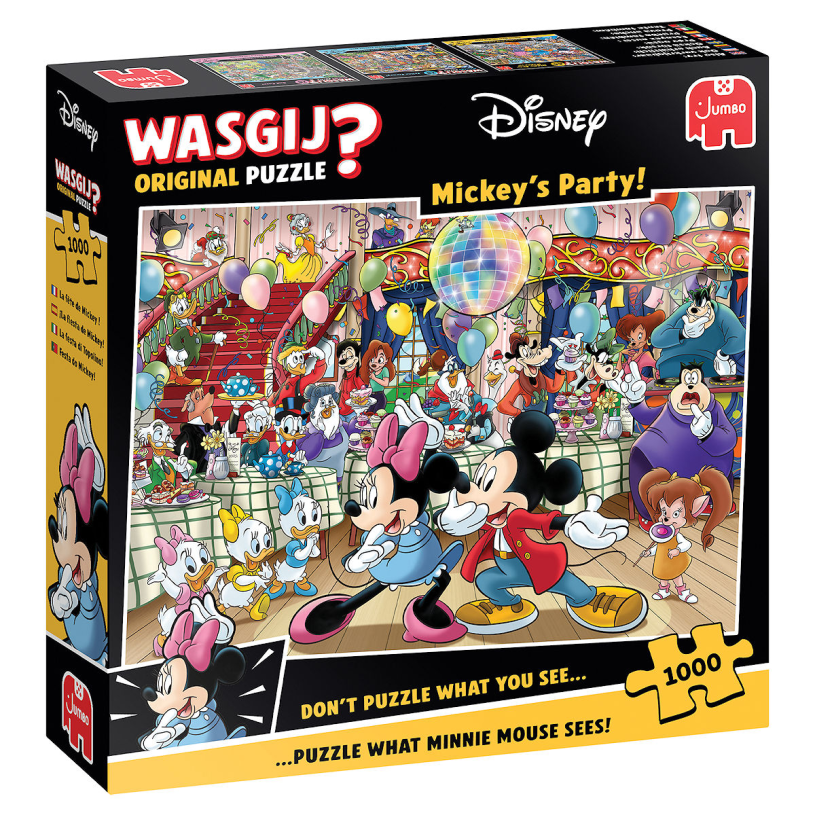 Puzzel 1000 st. Wasgij Original Disney - Mickey's Party!