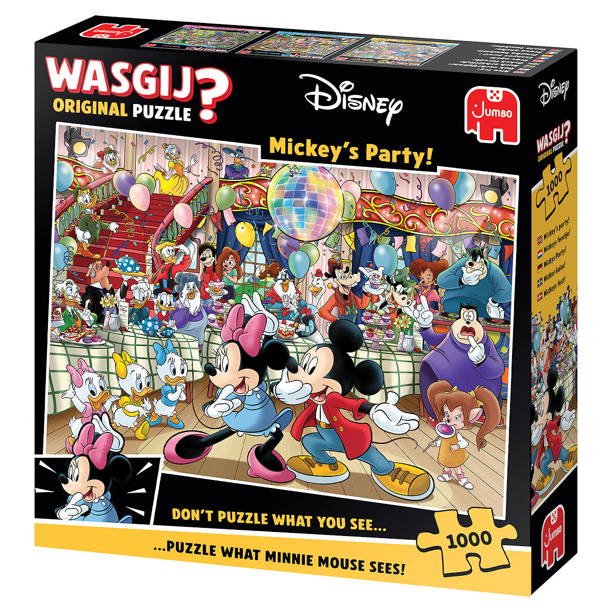 Puzzel 1000 st. Wasgij Original Disney - Mickey's Party!