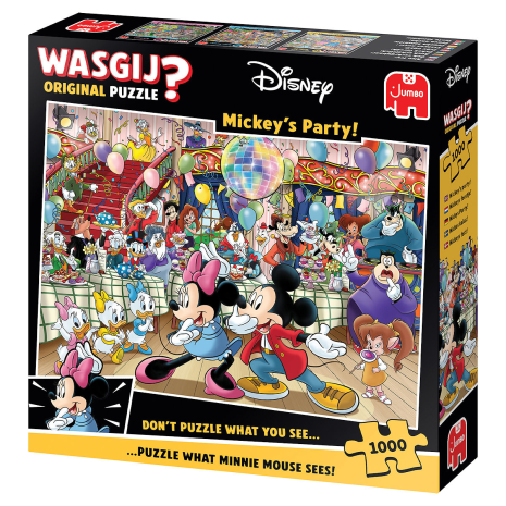 Puzzel 1000 st. Wasgij Original Disney - Mickey's Party!