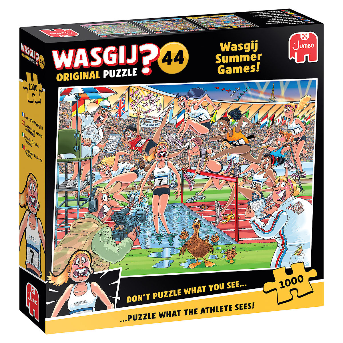 Puzzel 1000 st. Wasgij Original 44 - Zomerspelen!