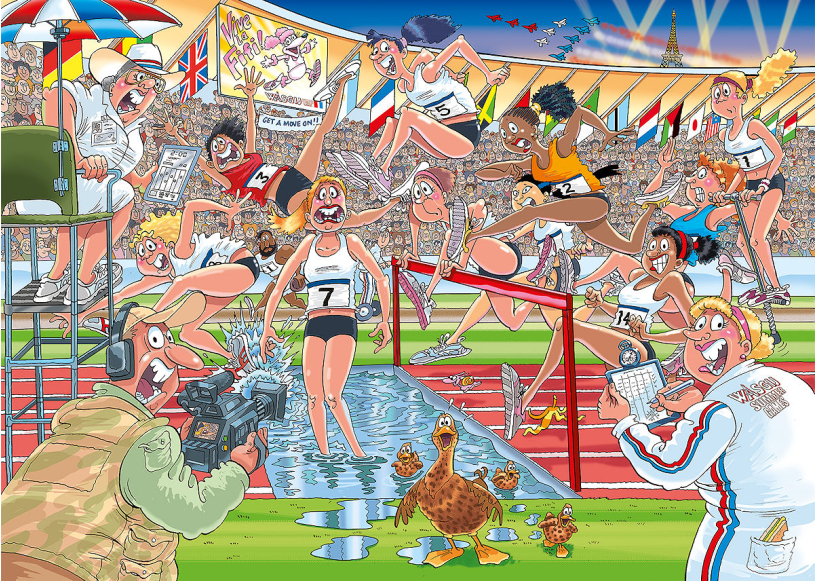 Puzzel 1000 st. Wasgij Original 44 - Zomerspelen!