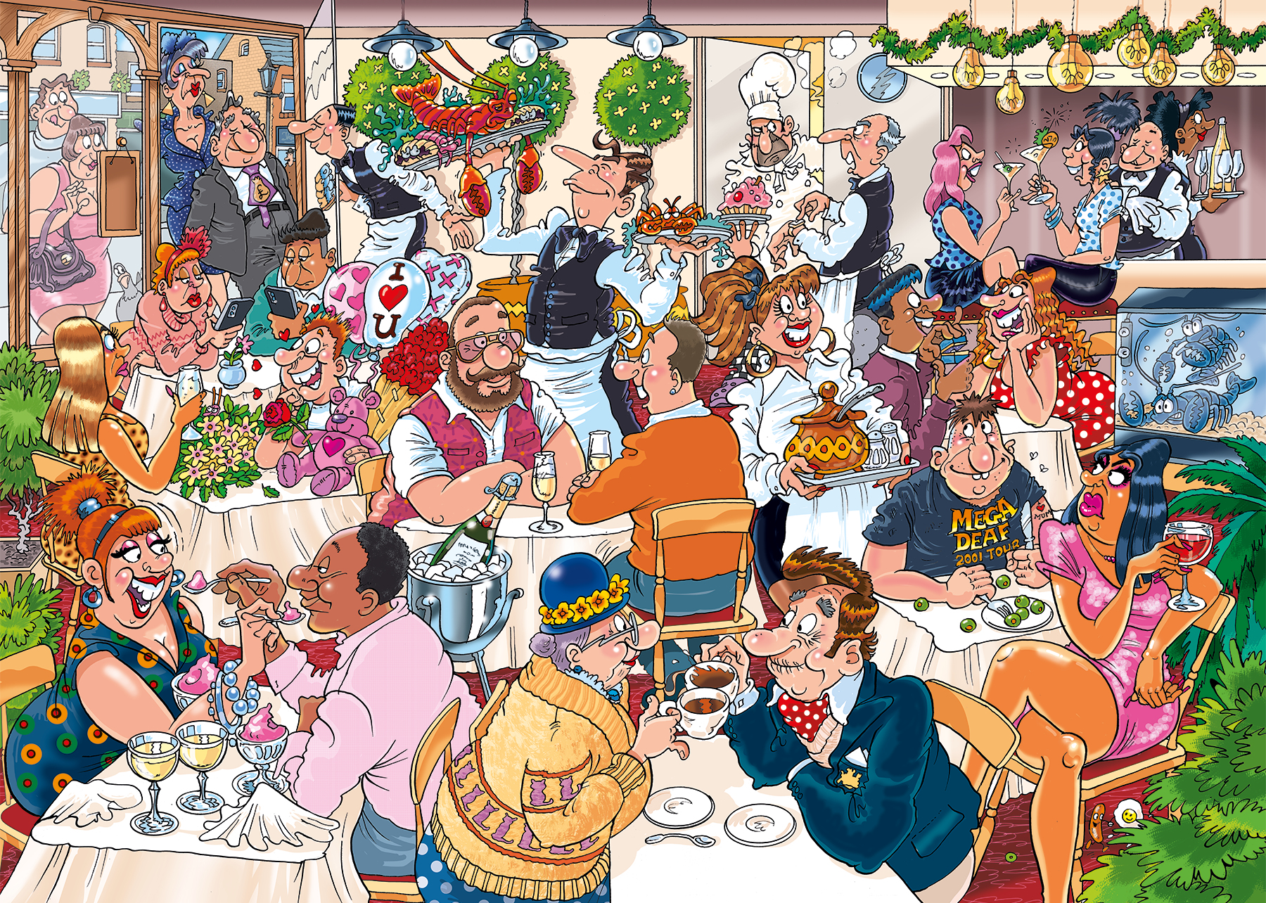 Puzzel 1000 st. JvH - Wasgij Mystery 26 - Date Night!