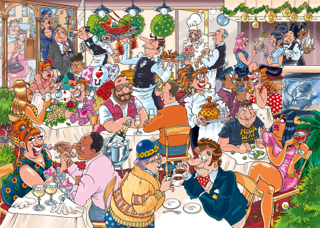 Puzzel 1000 st. JvH - Wasgij Mystery 26 - Date Night!