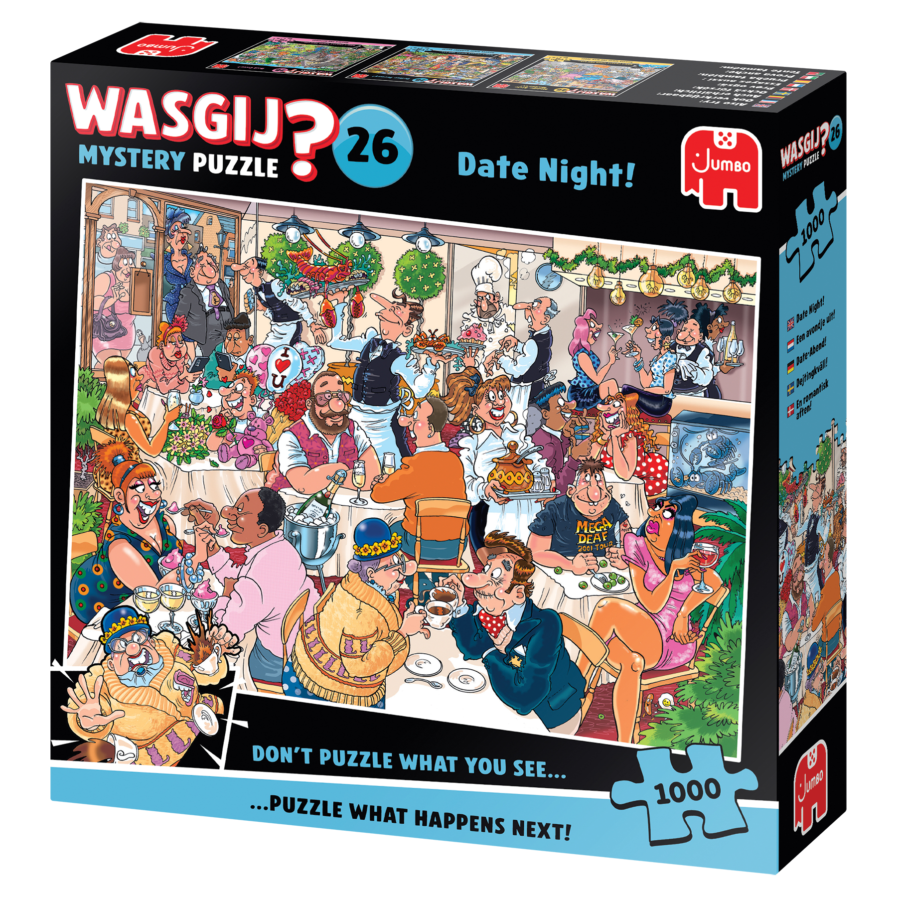Puzzel 1000 st. JvH - Wasgij Mystery 26 - Date Night!