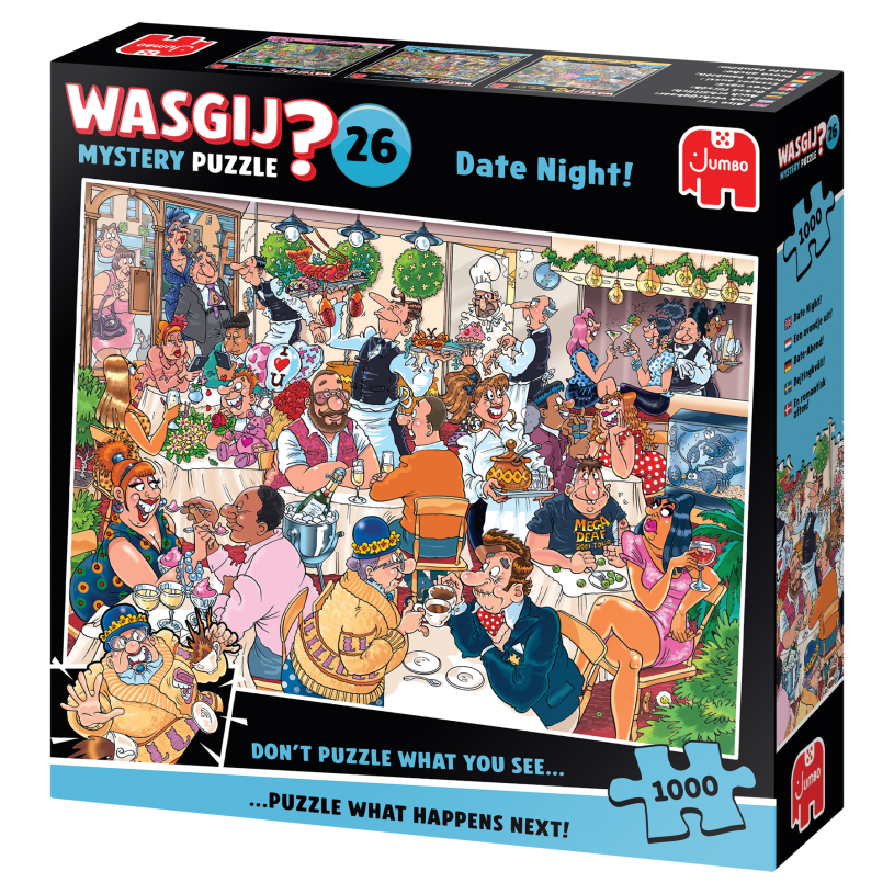 Puzzel 1000 st. JvH - Wasgij Mystery 26 - Date Night!