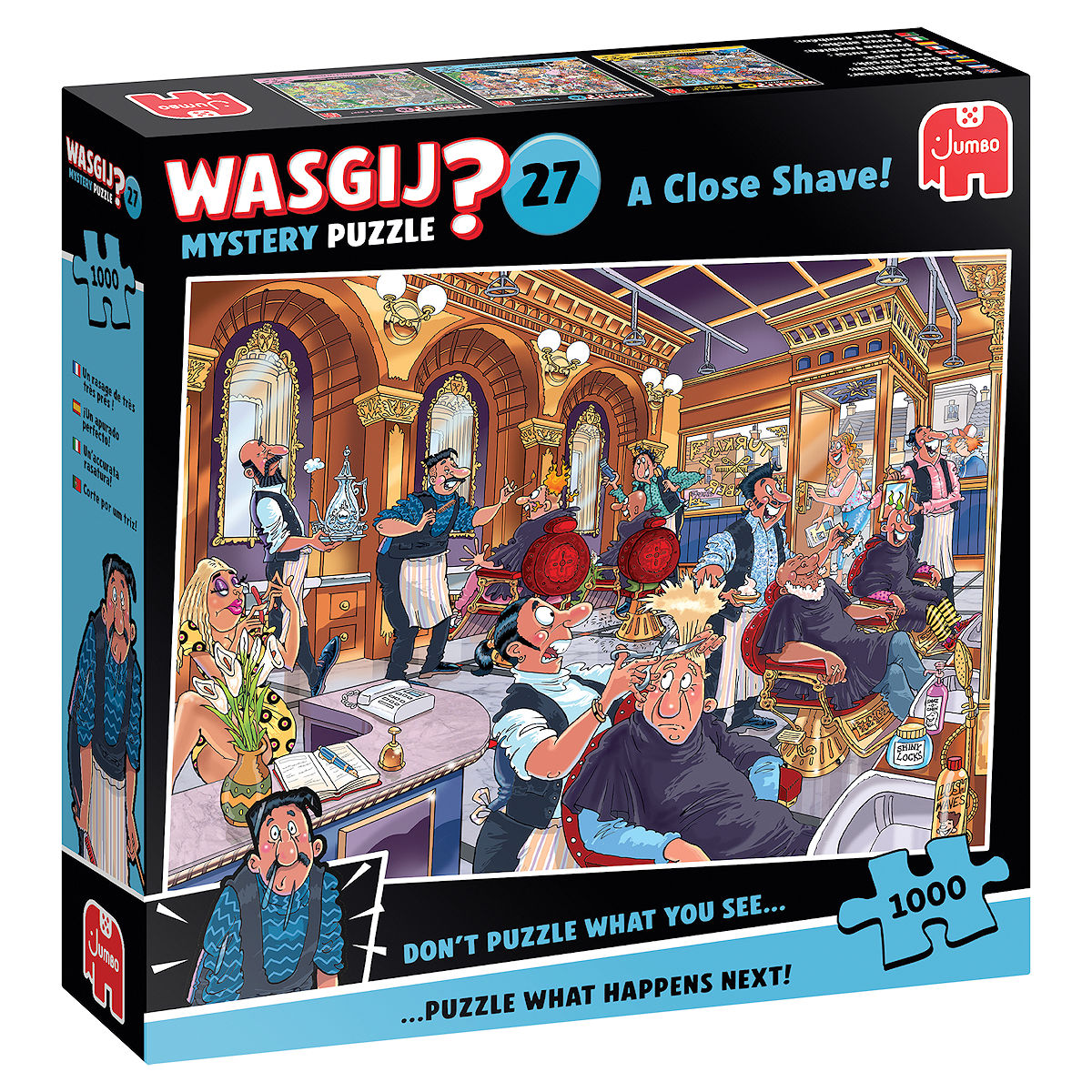 Puzzel 1000 st. Wasgij Mystery 27 - Vlam In De Pan!