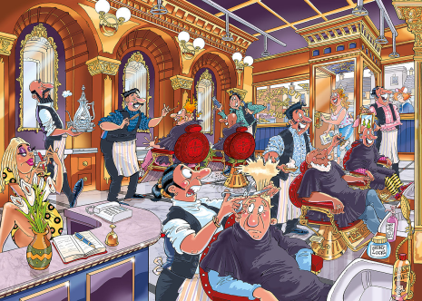 Puzzel 1000 st. Wasgij Mystery 27 - Vlam In De Pan!