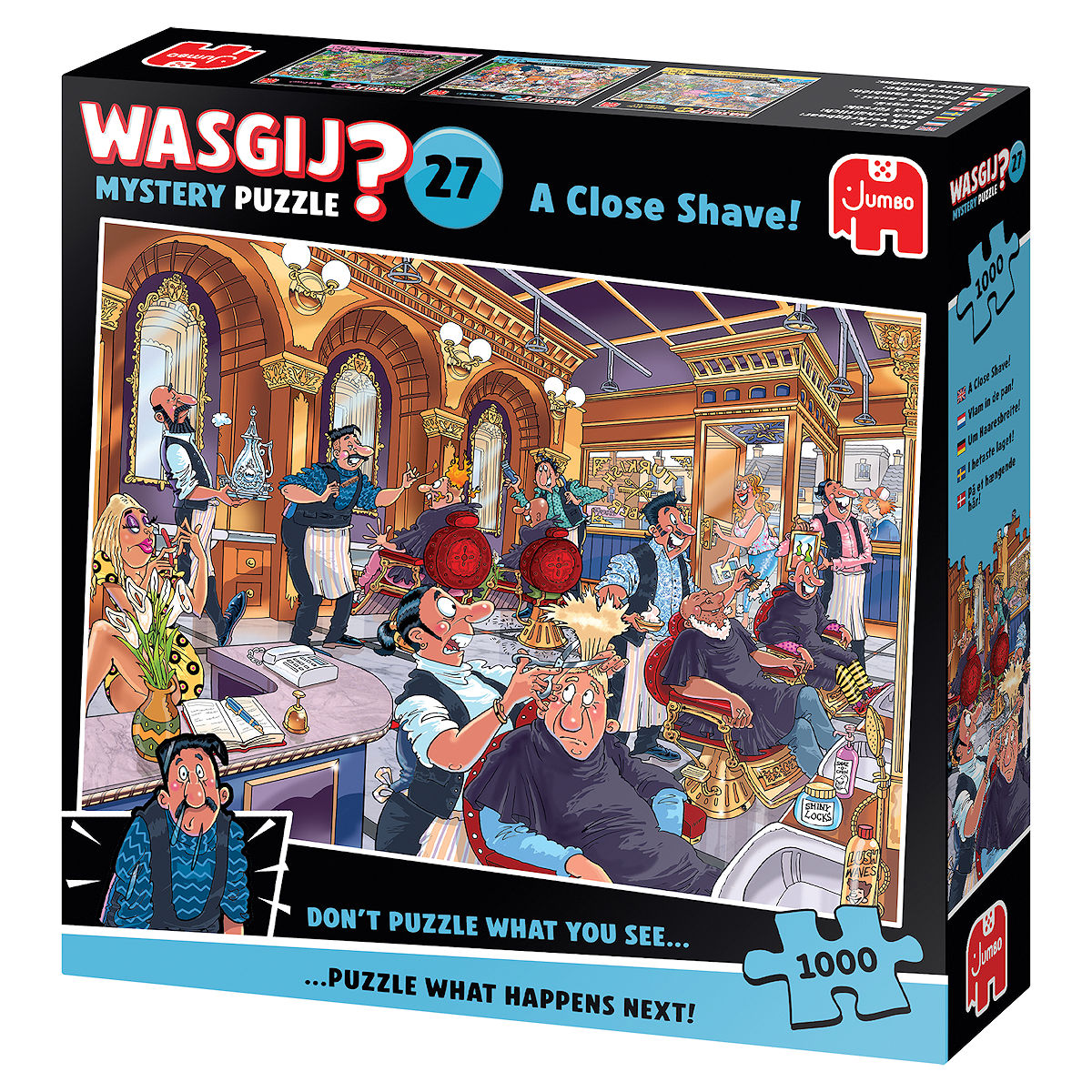 Puzzel 1000 st. Wasgij Mystery 27 - Vlam In De Pan!