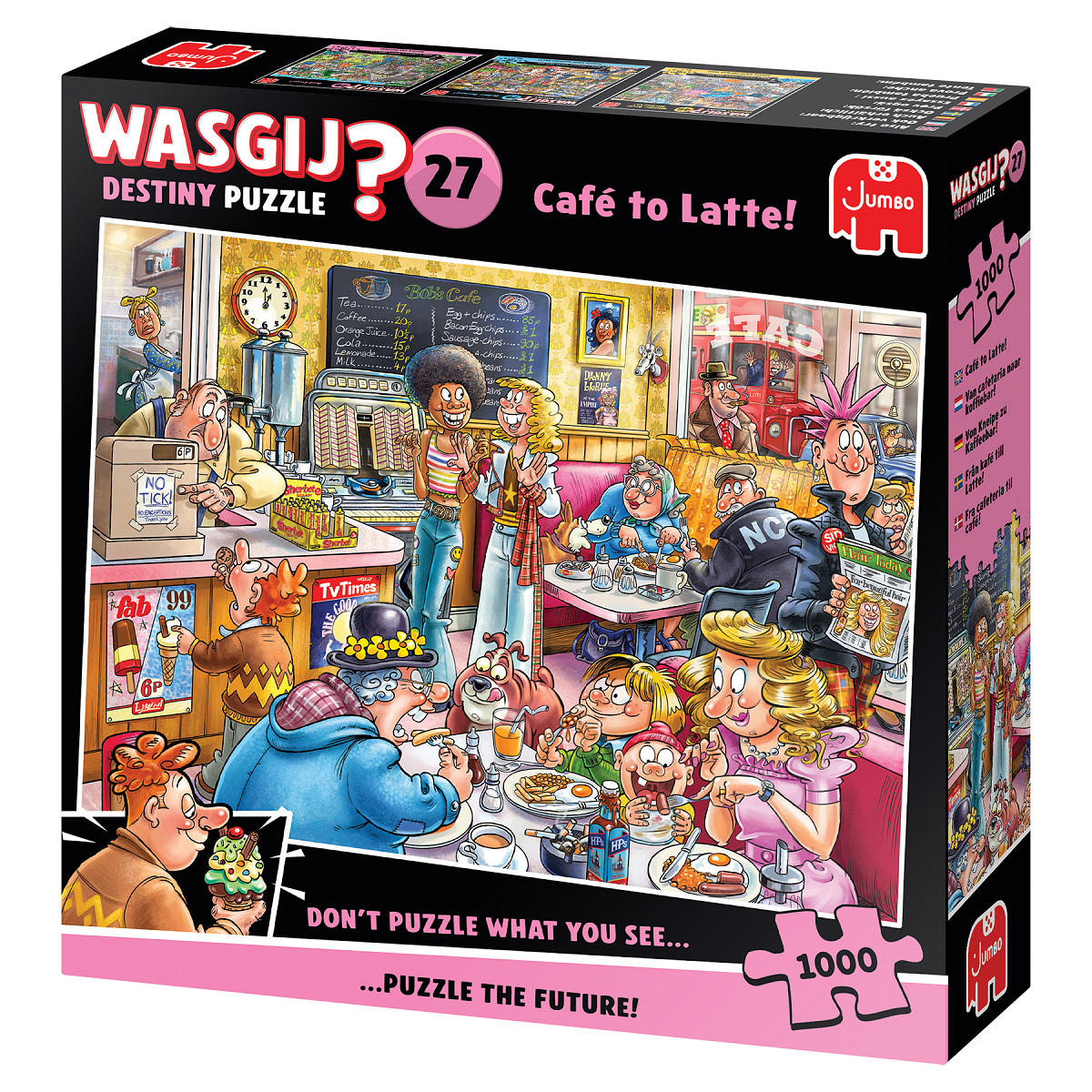 Puzzel 1000 st. Wasgij Destiny 27 - De Koffieshop!
