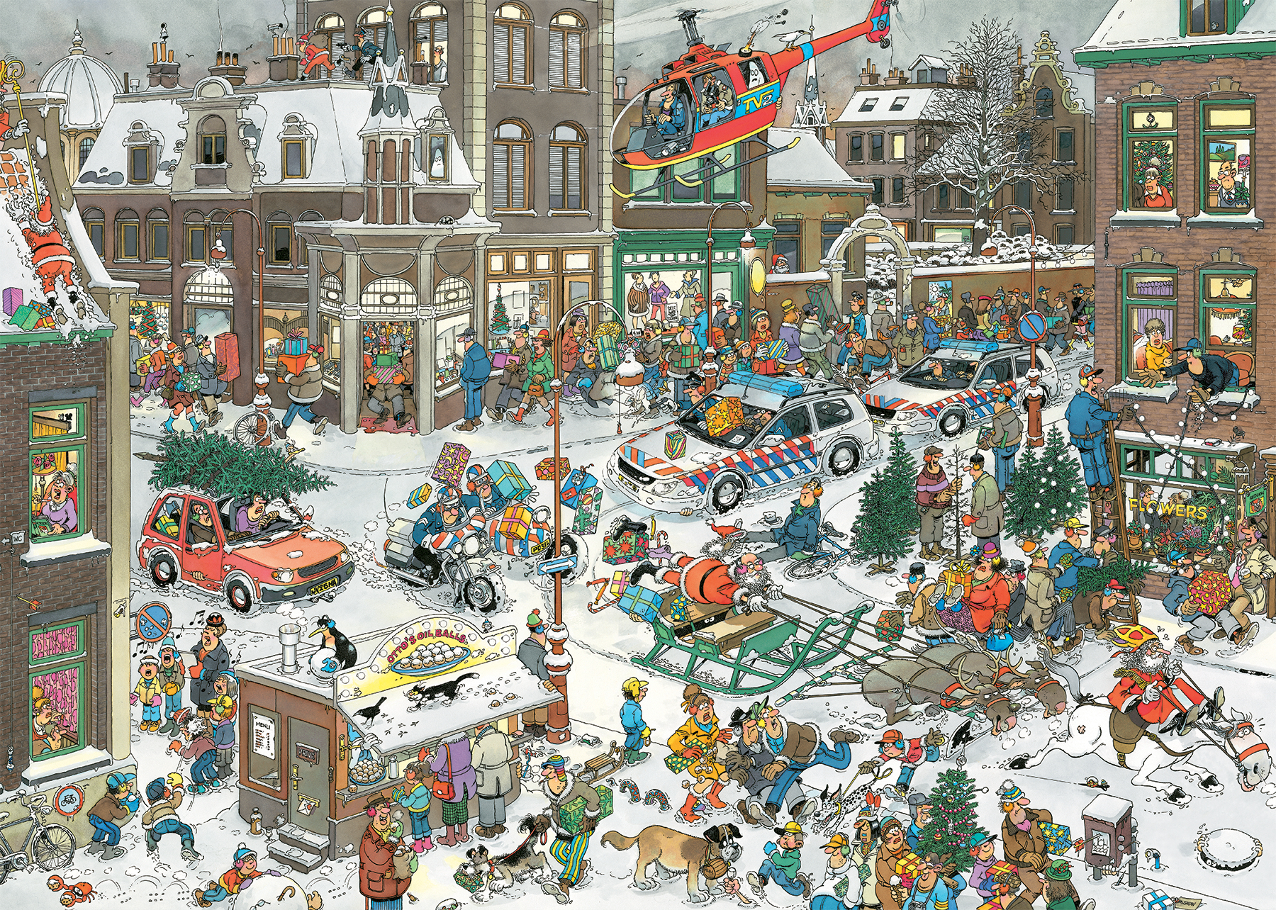 Puzzel 1000 st. JvH - Kerstmis