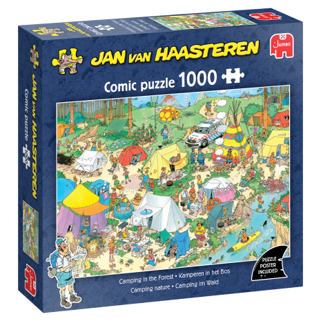 Puzzel 1000 st. JvH - Kamperen In Het Bos