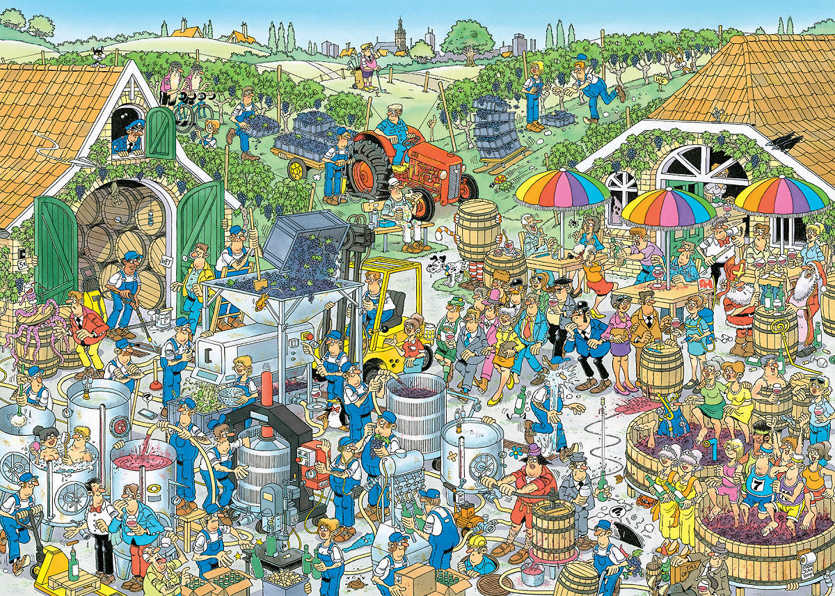 Puzzel 1000 st. JvH De Wijnmakerij