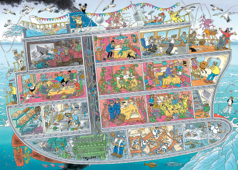 Puzzel 1000 st. JvH - Cruiseschip