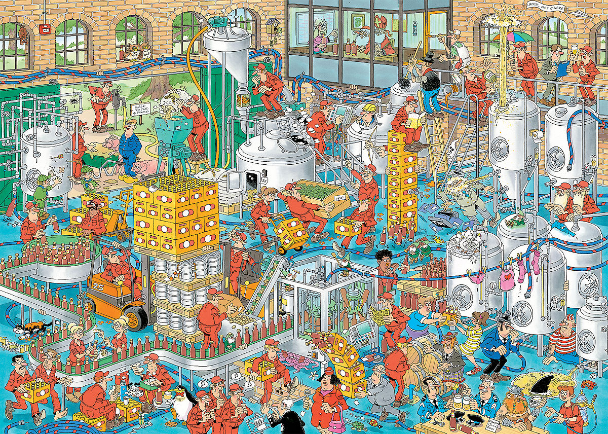 Puzzel 1000 st. JvH - De Ambachtelijke Brouwerij