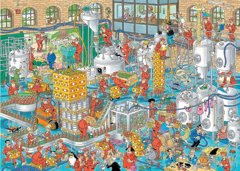 Puzzel 1000 st. JvH - De Ambachtelijke Brouwerij