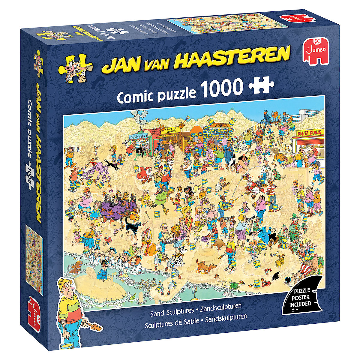 Puzzel 1000 st. JvH Zandsculpturen