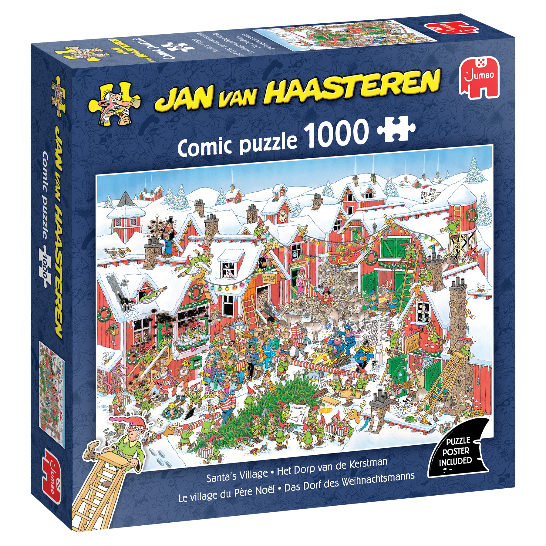 Puzzel 1000 st. JvH - Het Dorp Van De Kerstman