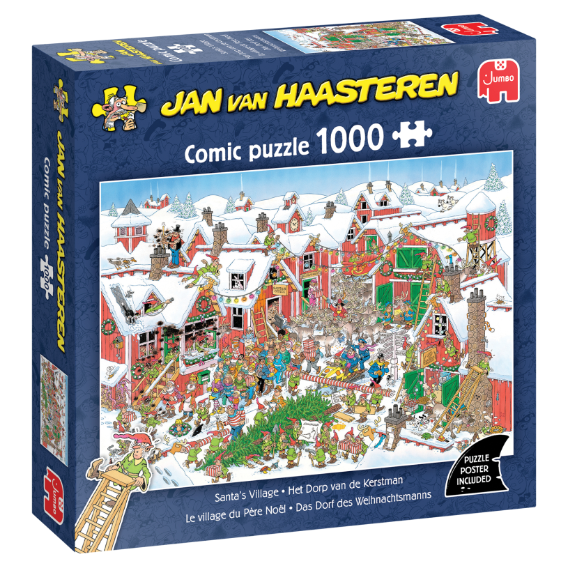 Puzzel 1000 st. JvH - Het Dorp Van De Kerstman
