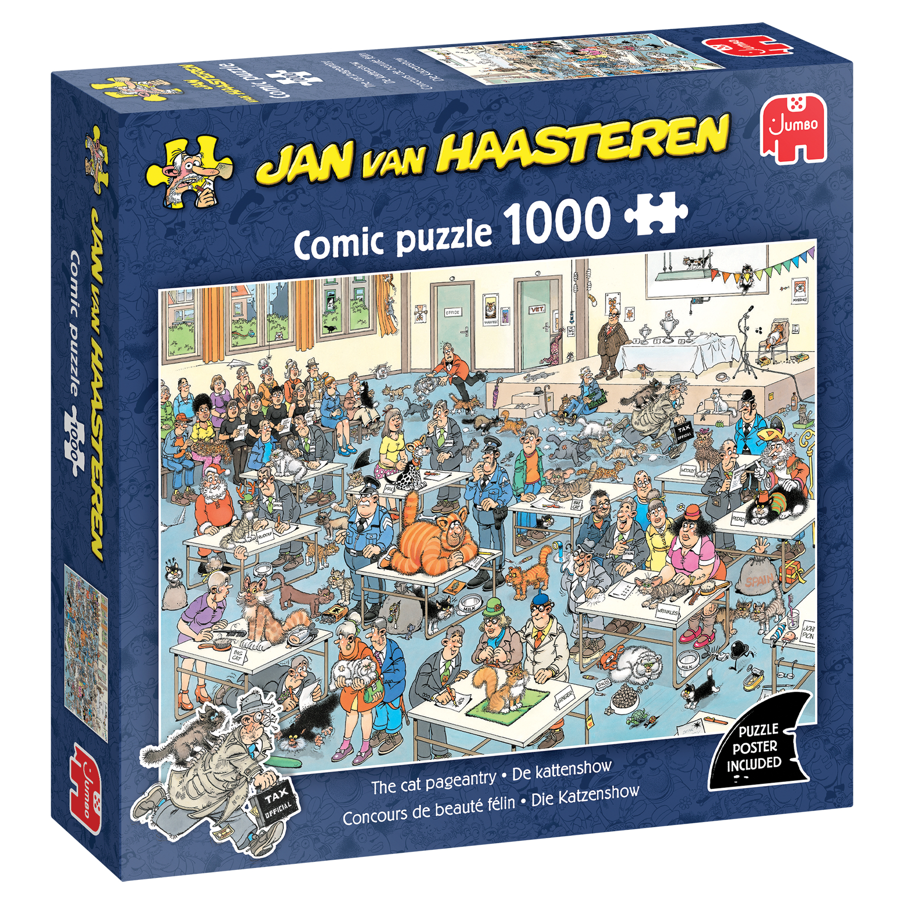 Puzzel 1000 st. JvH - De Kattenshow