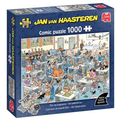 Puzzel 1000 st. JvH - De Kattenshow
