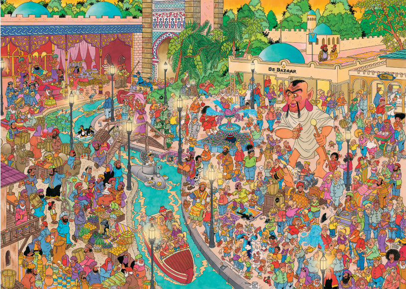 Puzzel 1000 st. JvH - Efteling Fata Morgana