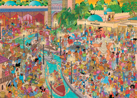 Puzzel 1000 st. JvH - Efteling Fata Morgana