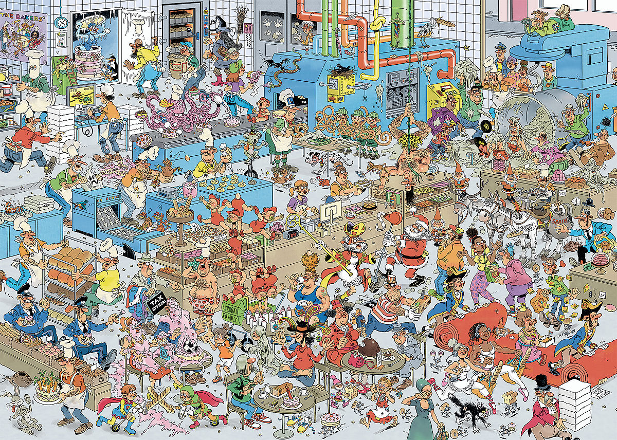 Puzzel 1000 st. JvH De Bakkerij