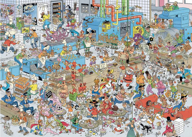 Puzzel 1000 st. JvH De Bakkerij