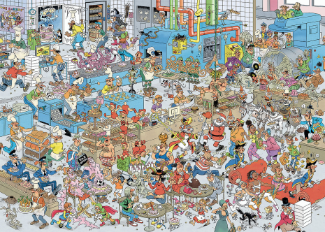 Puzzel 1000 st. JvH De Bakkerij