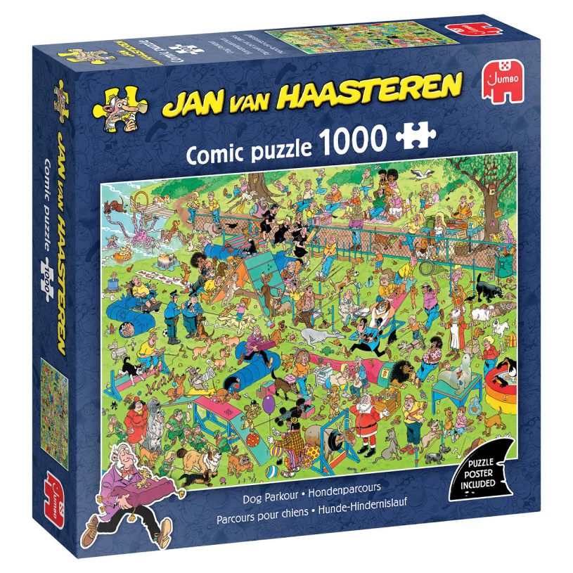 Puzzel 1000 st. JvH Hondenparcours