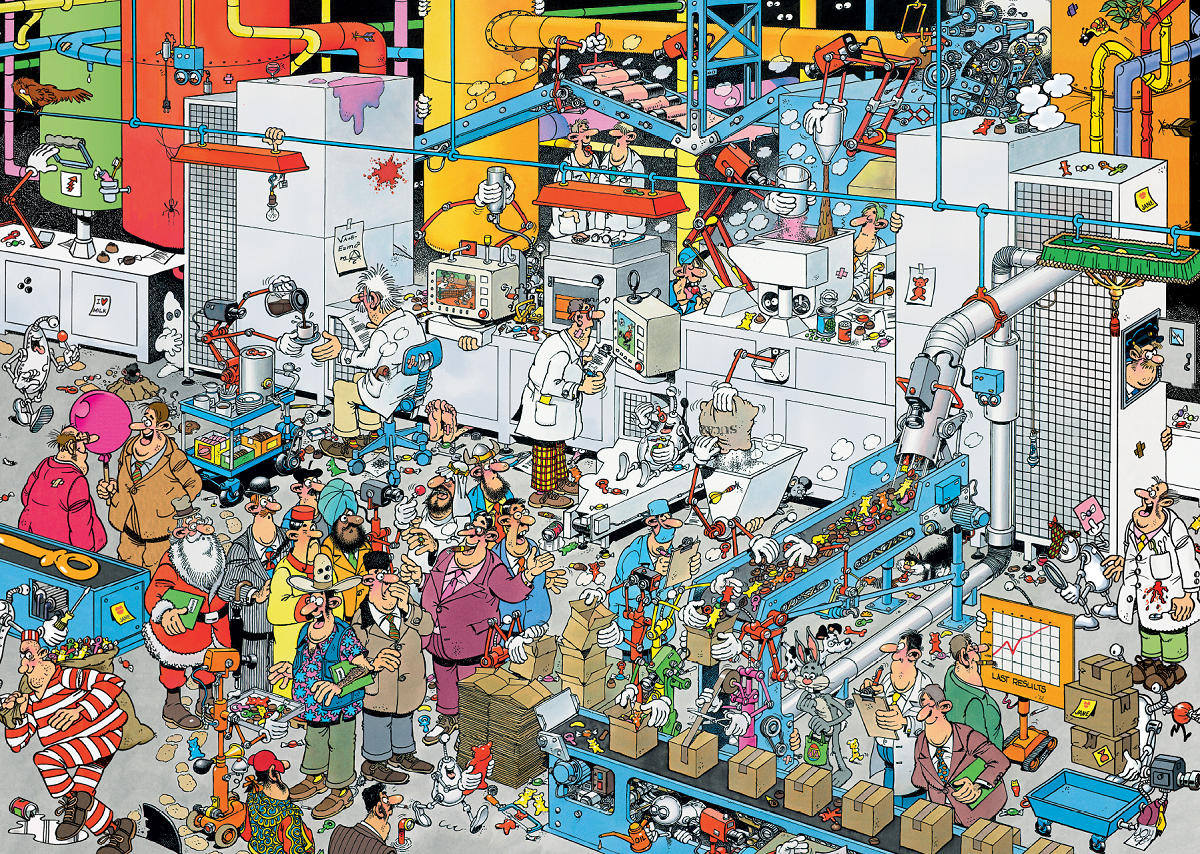 Puzzel 500 st. JvH Snoepfabriek