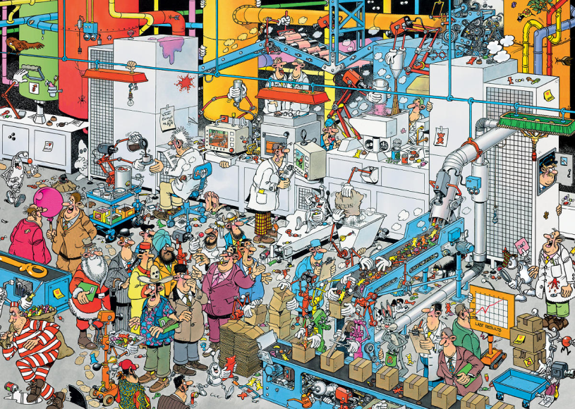 Puzzel 500 st. JvH Snoepfabriek